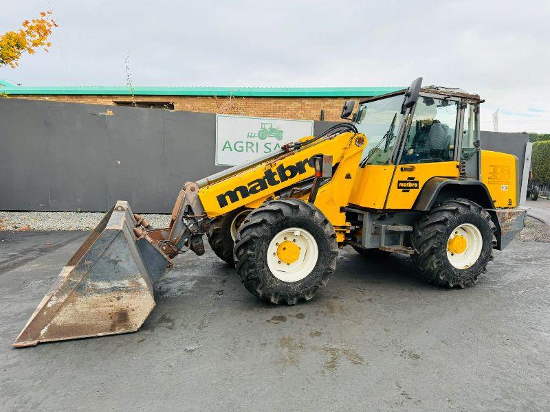 MATBRO TR200 4WD TELEHANDLER *C/W PIN AND CONE HEAD STOCK & BUCKET*VIDEO*