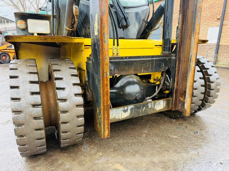 HYSTER H8.00XM 2 STAGE MASTED FORKLIFT*C/W SIDESHIFT*