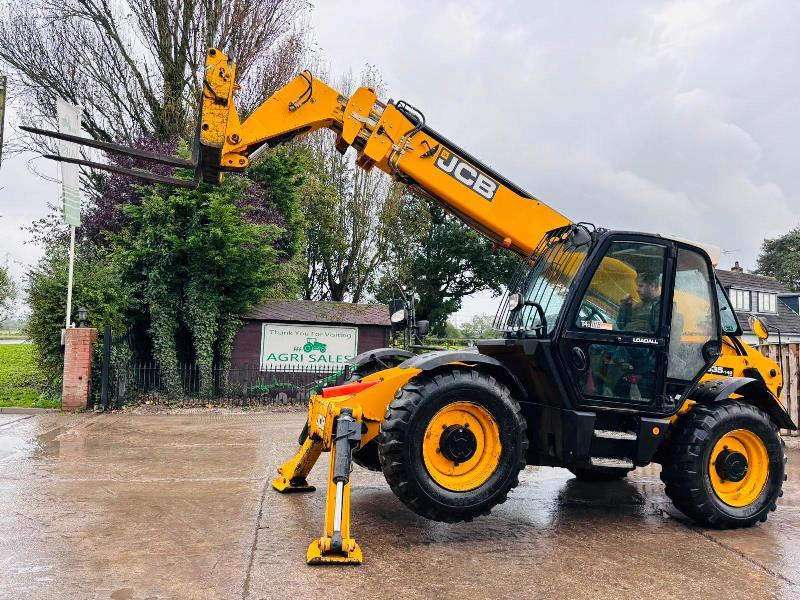 JCB 535-140 HI VIZ 4WD TELEHANDLER *YEAR 2014, 14 METER REACH* C/W TINES *VIDEO*