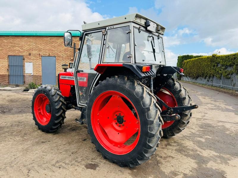 MASSEY FERGUSON 382 4WD TRACTOR*C/W REAR LINKAGE*VIDEO*