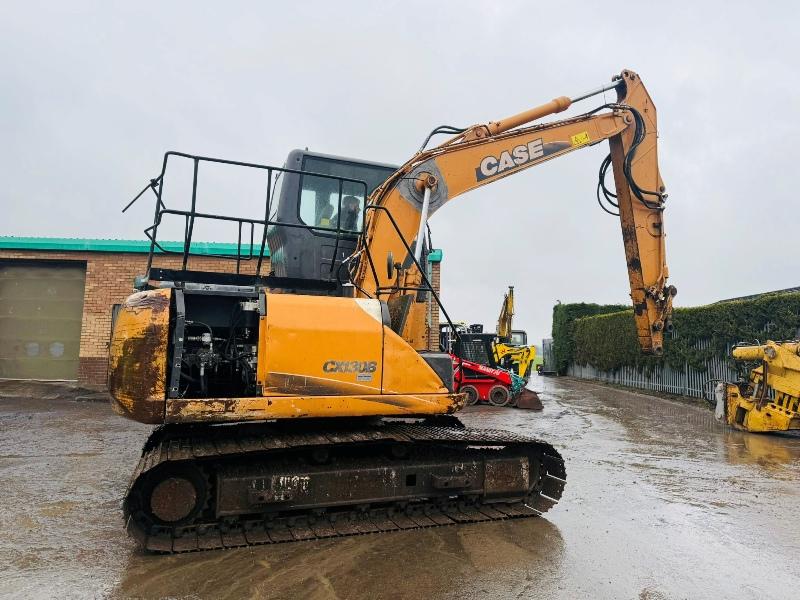 CASE CX130 HIGH CABBED EXCAVATOR*C/W STEEL TRACKS*VIDEO*