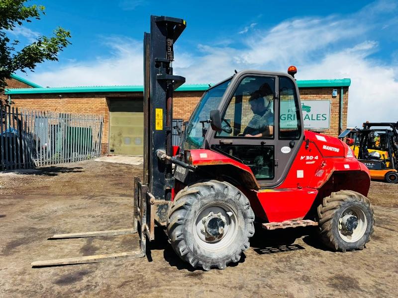 MANITOU M30-4 FORKLIFT*C/W PUH*YEAR 2016*5071 HOURS*VIDEO*
