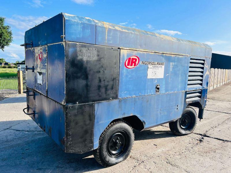INGERSOL RAND 12235 850CFM TWIN AXLE COMPRESSOR C/W CUMMINS ENGINE 