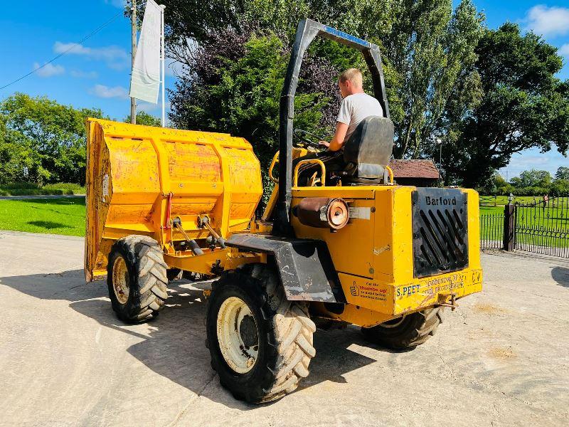 BARFORD SX6000 4WD 6 TON DUMPER C/W ROLE BAR *VIDEO*