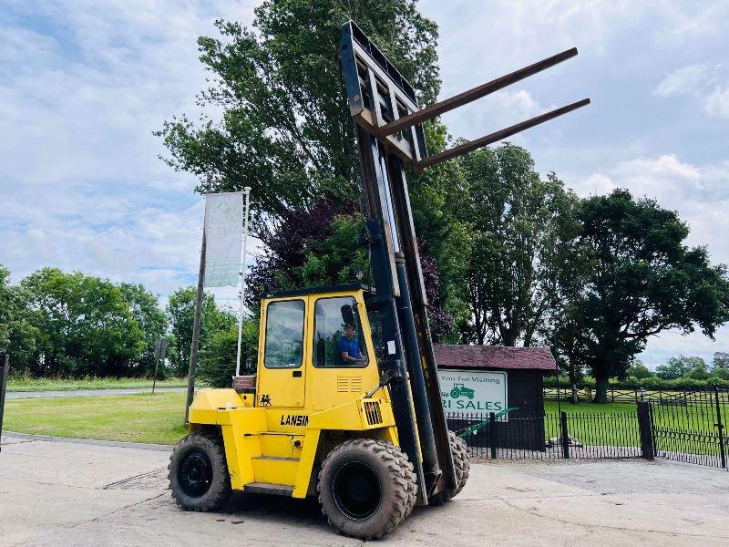 LANCING HENLEY 7/12 DIESEL FORKLIFT C/W SIDE SHIFT *VIDEO*