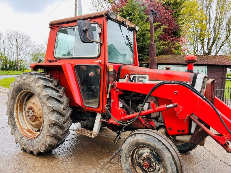 MASSEY FERGUSON MF590 TRACTOR C/W FRONT LOADER & MUCK FOLKS *VIDEO*