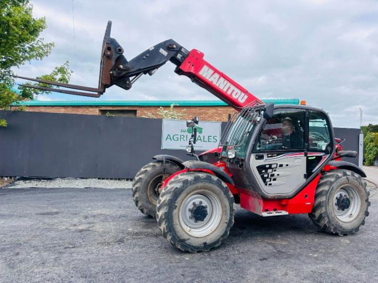 MANITOU MLT732 TELEHANDLER JOYSTICK CONTROLS*YEAR 2018*C/W PALLET TINES*VIDEO*