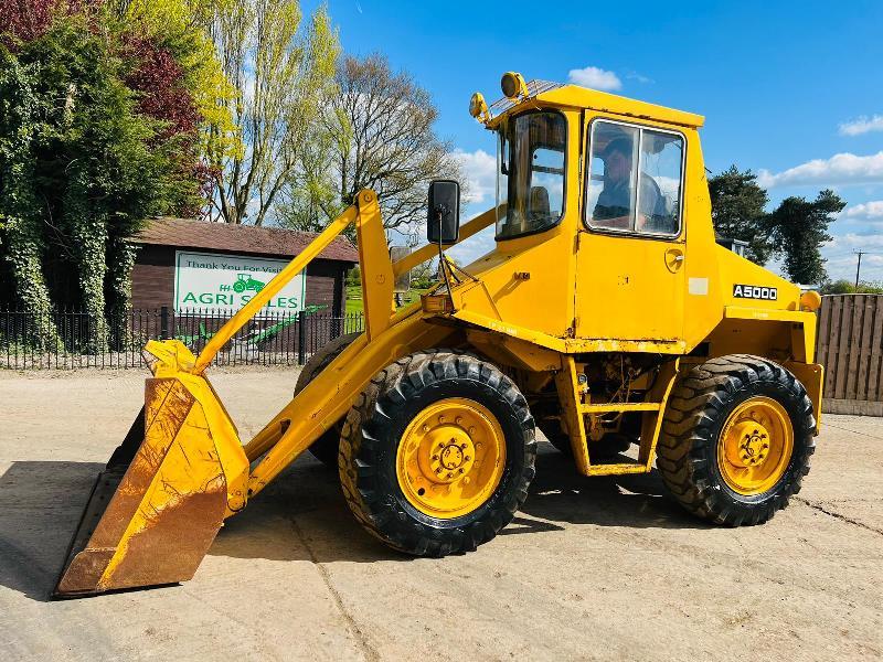 MUIR HILL A5000 4WD LOADING SHOVEL C/W PERKINS ENGINE & 4 WHEEL STEER *VIDEO*