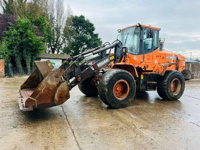 DOOSAN DL 250 4WD LOADING SHOVEL *YEAR 2012* C/W THREE IN ONE BUCKET *VIDEO*