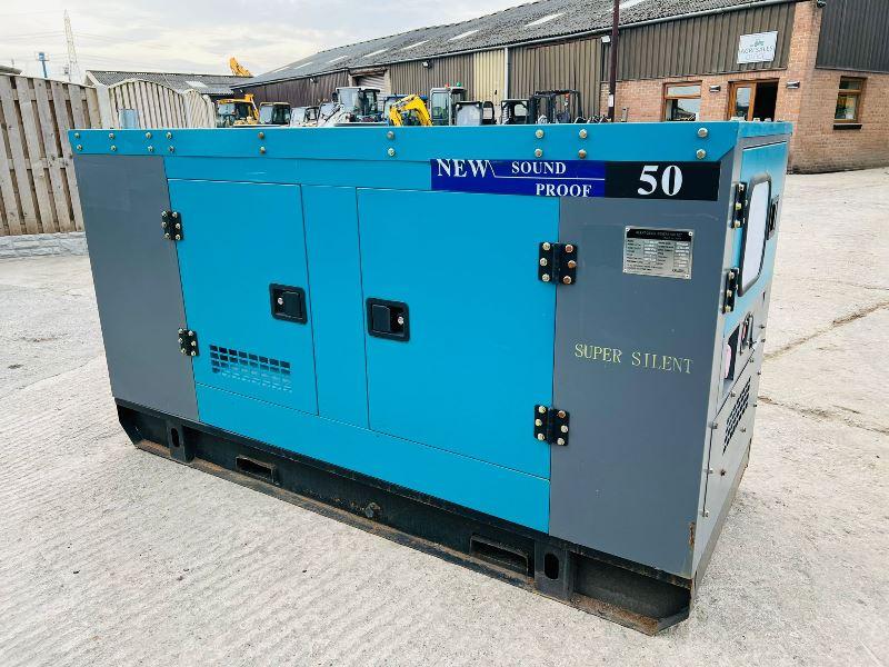 BRAND NEW KAWAKENI 50KVA SILENT RUN GENERATOR *YEAR 2023* 