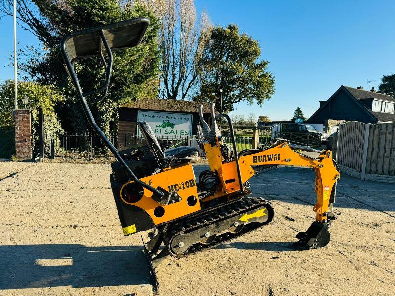 UNUSED HUAWAI HE-10B TRACKED EXCAVATOR *YEAR 2024* C/W ROLE FRAME *VIDEO*