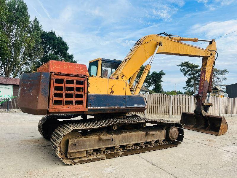 KOMATSU PC210-3 TRACKED EXCAVATOR C/W BUCKET 