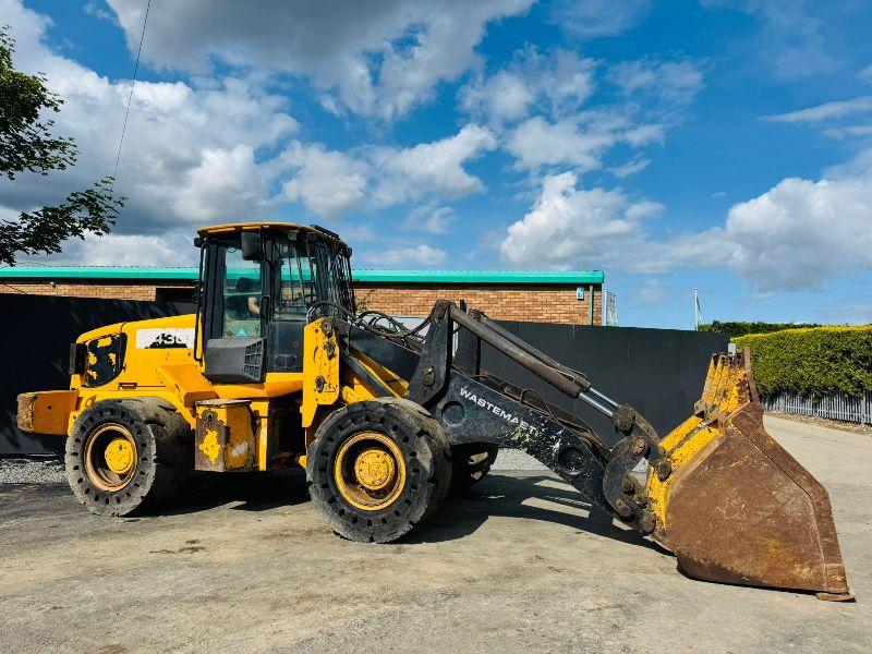 JCB 436 WASTEMASTER *C/W BUCKET* SOLID TYRES*VIDEO*