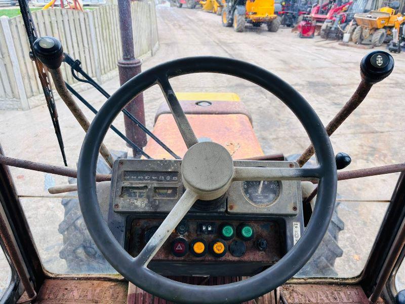 RENAULT 4WD TRACTOR C/W PICK UP HITCH *VIDEO*