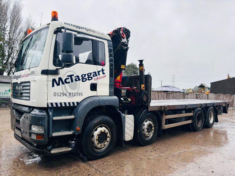 MAN 32.353 DOUBLE DRIVE FLAT BED LORRY *CRANE & SUPPORT LEGS NOT INCLUDED*VIDEO*