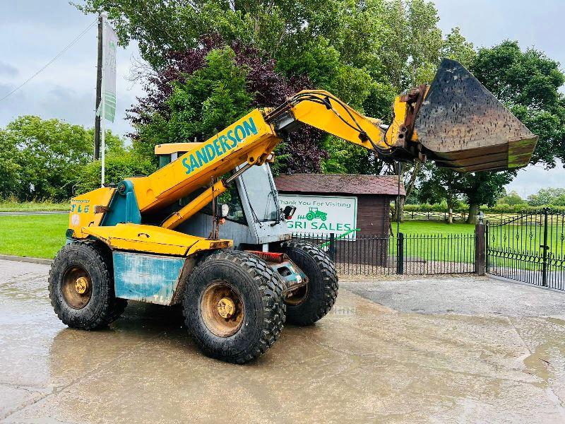 SANDERSON TL6MT 4WD TELEHANDLER  *VIDEO*