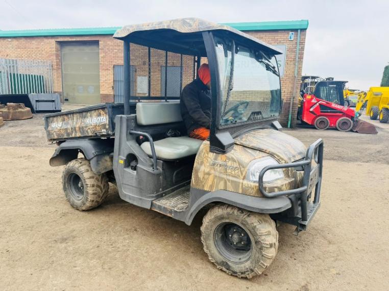KUBOTA RTV900-EU ATV BUGGY*C/W HYDRAULIC TIP*YEAR 2013*VIDEO*