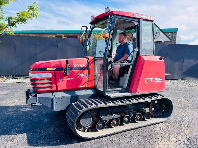 YANMAR CT55 CRAWLER TRACTOR*C/W LINKAGE AND PTO*READING 1276 HOURS*VIDEO*