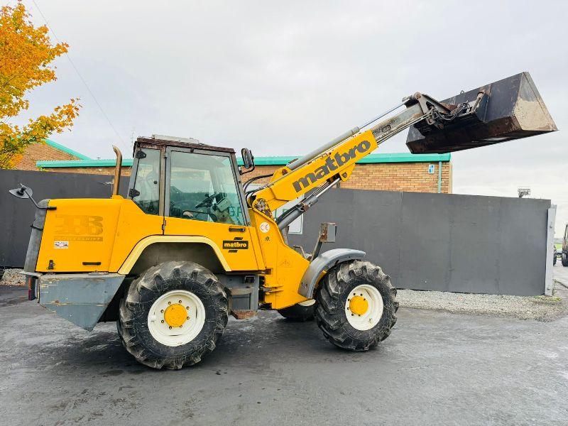 MATBRO TR200 4WD TELEHANDLER *C/W PIN AND CONE HEAD STOCK & BUCKET*VIDEO*