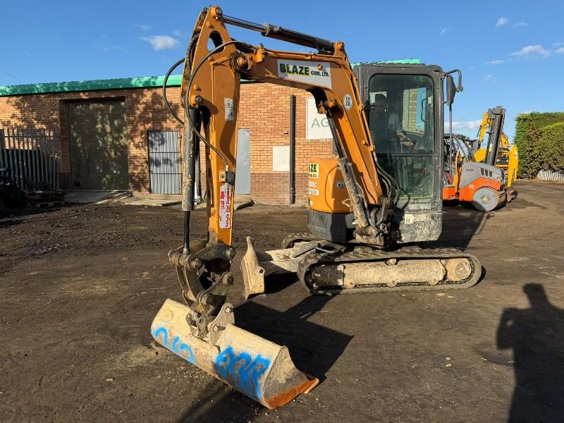 CASE CX30C MINI EXCAVATOR*YEAR 2018*4986 HOURS*VIDEO*