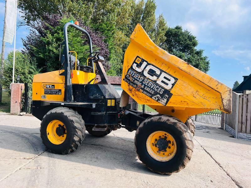 JCB 9TFT 4WD DUMPER *YEAR 2016, 1965 HOURS * C/W ROLE BAR *VIDEO*