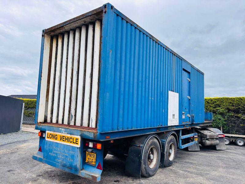 TWIN AXLE CONTAINERISED FG WILSON GENERATOR PERKINS V12 ENGINE 760KVA*VIDS*