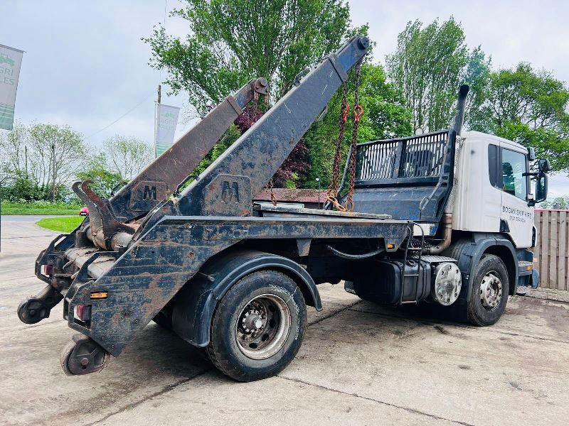 SCANIA P230 4X2 SKIP LORRY * YEAR 2008, MOT'D TILL 31ST DECEMBER 2023*VIDEO*