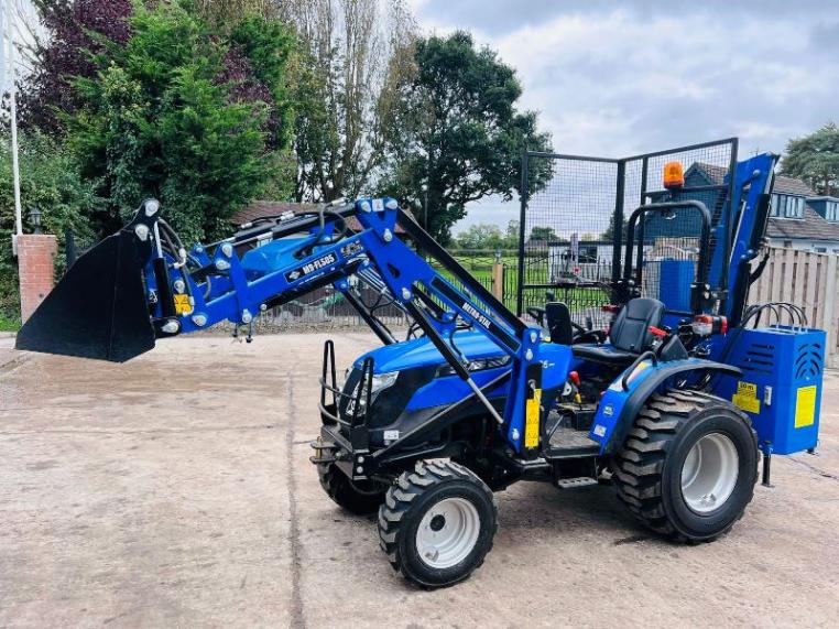SONALIKA T2A 4WD TRACTOR *ONLY 26 HOURS* C/W LOADER, BUCKET & FLAIL CUTTER *VIDEO*