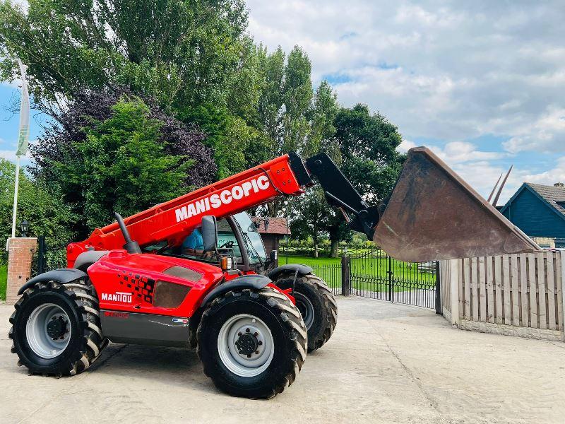 MANITOU MLT932 4WD TELEHANDLER * 9 METER REACH * C/W TINES & BUCKET*VIDEO*