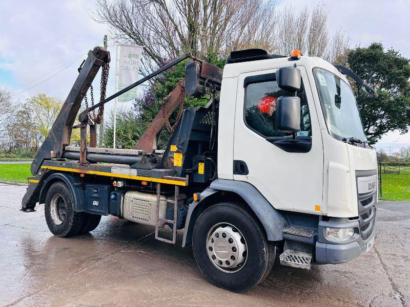 DAF LF250FA 4X2 SKIP LORRY *YEAR 2014, MOT'D TILL JULY 2024* C/W MANUAL GEAR BOX *VIDEO*