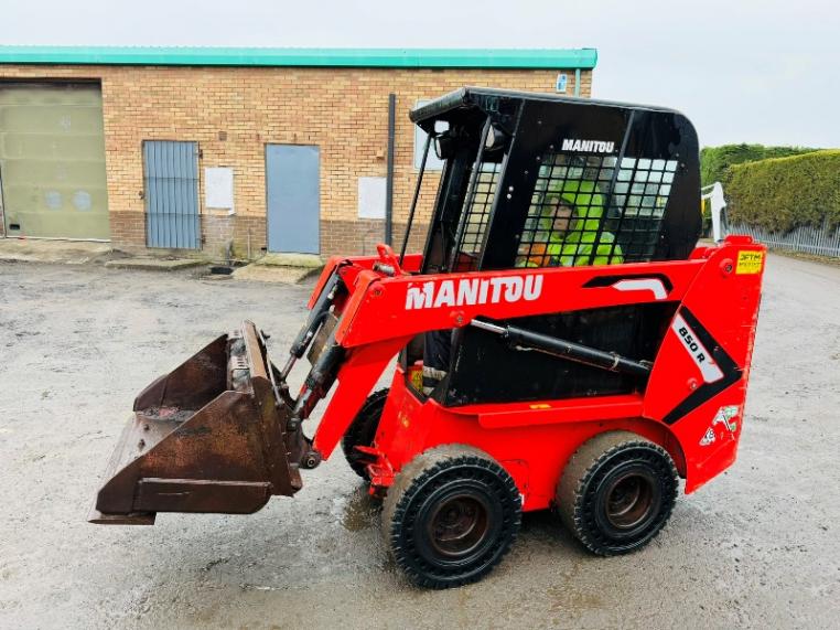 MANITOU 850R SKIDSTEER*C/W BUCKET*ONLY 615 HOURS*YEAR 2022*VIDEO*