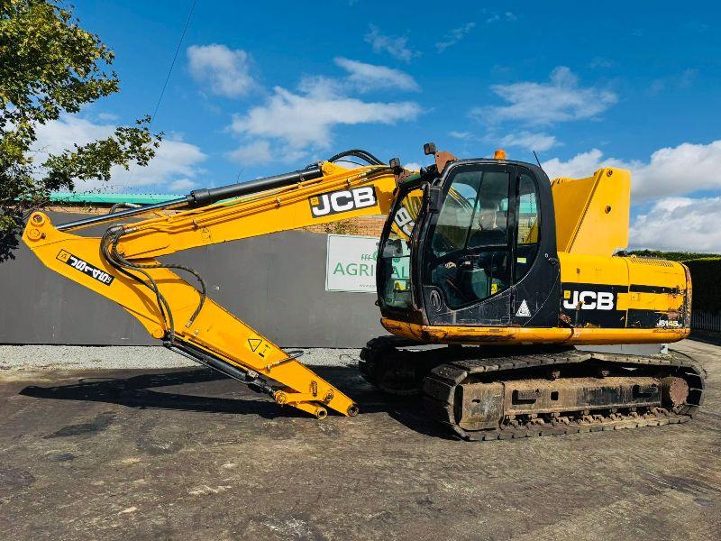 JCB JS145 HRC EXCAVATOR*RUBBER BLOCK PADS*YEAR 2011*VIDEO*