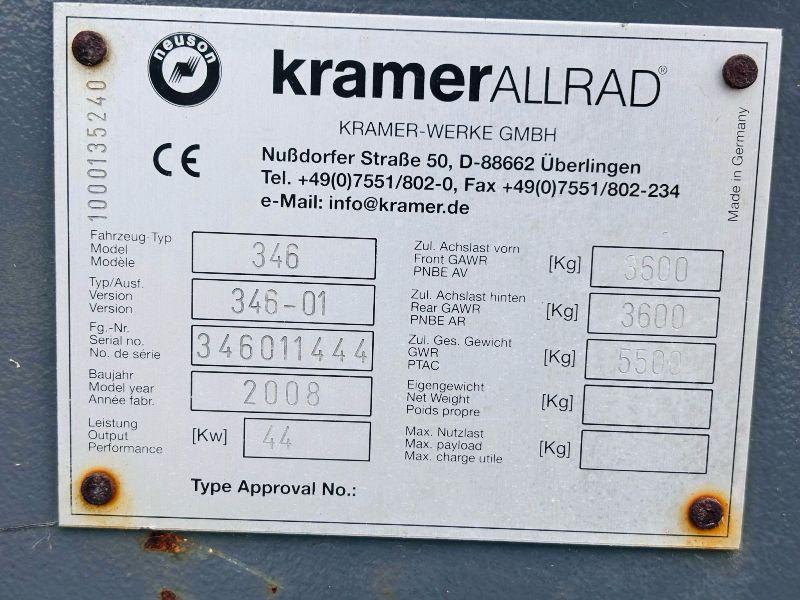 KRAMER 346 FRONT LOADER*C/W BUCKET*VIDEO*