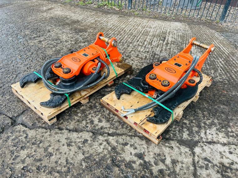 UNUSED HYDRAULIC ROTATING SHEAR TO SUITE EXCAVATOR * CHOICE OF TWO *