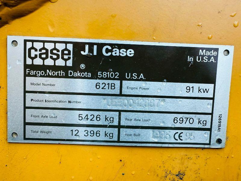 CASE 621B LOADING SHOVEL*4756 HOURS*C/W BUCKET*VIDEO*