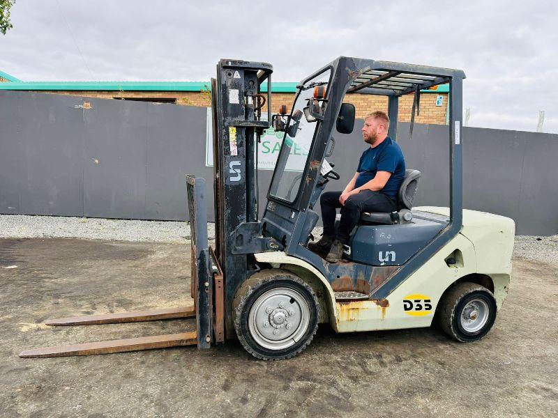 U.N FD35T-JE CONTAINER SPEC* YEAR 2012*C/W YANMAR ENGINE*VIDEO*
