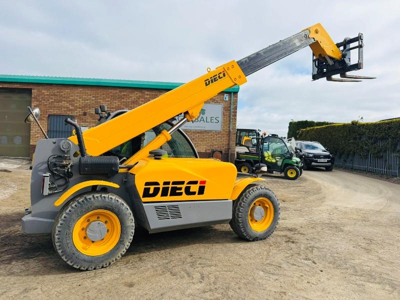DIECI 190 TELEHANDLER*C/W PALLET TINES*VIDEO*