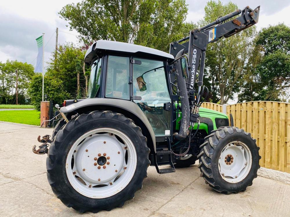 DEUTZ FAHR AGRIPLUS 95 4WD TRACTOR * YEAR 2007 * C/W FRONT LOADER