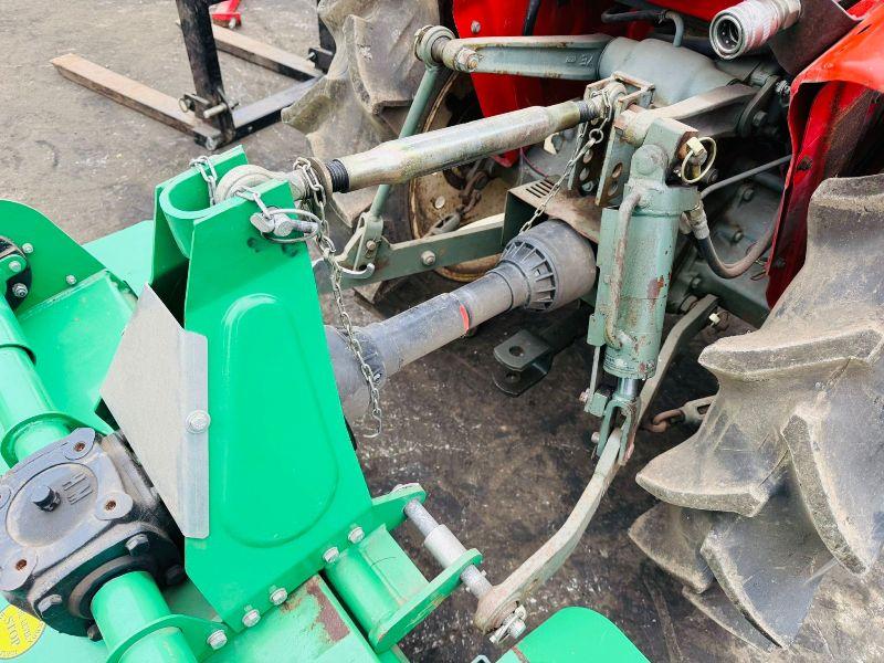 YANMAR YM1702D COMPACT TRACTOR*C/W ROTOVATOR*VIDEO*
