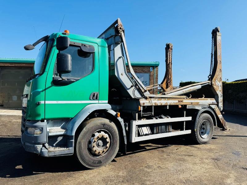 DAF LF220FA RIGID SKIP LORRY*C/W PULL OVER NET*YEAR 2017*VIDEO*