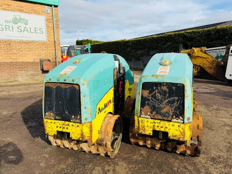 AMMANN PADFOOT TRENCH ROLLER*CHOICE OF 2*YEAR 2019*VIDEO*