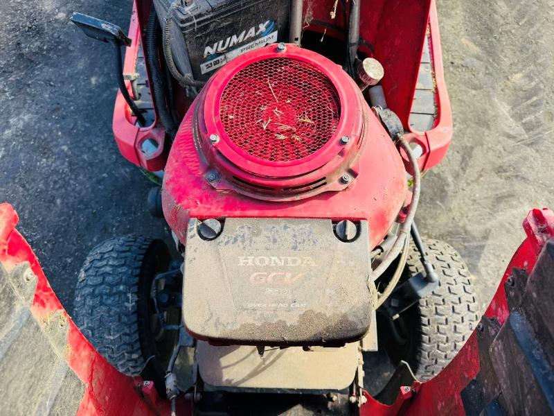 HONDA HF2417 RIDE ON LAWNMOWER*YEAR 2014*C/W HONDA ENGINE*VIDEO*
