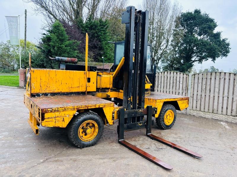 LANCER BOSS 437/MKVA-1 SIDE LOAD DIESEL FORKLIFT C/W PERKINS ENGINE *VIDEO*