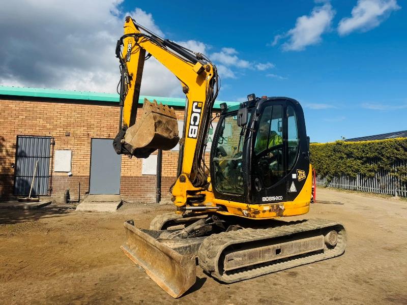 JCB 8085 ZTS EXCAVATOR*C/W BUCKET*YEAR 2012*VIDEO*