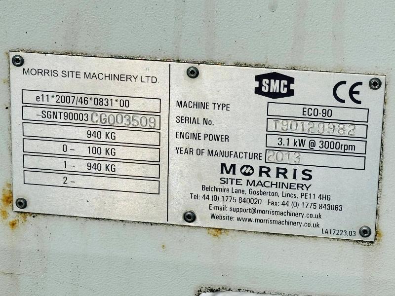 SMC ECO-90 TOWABLE LIGHTING TOWER*C/W 4 SUPPORT LEGS*YEAR 2013*VIDEO*