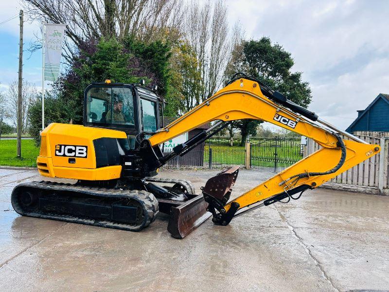 JCB 86C-1 EXCAVATOR *ZERO SWING, YEAR 2015* C/W QUICK HITCH *VIDEO*