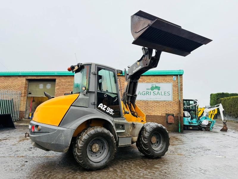 MECALAC N506 E125 ARTICULATED WHEELED LOADER*C/W BUCKET*VIDEO*