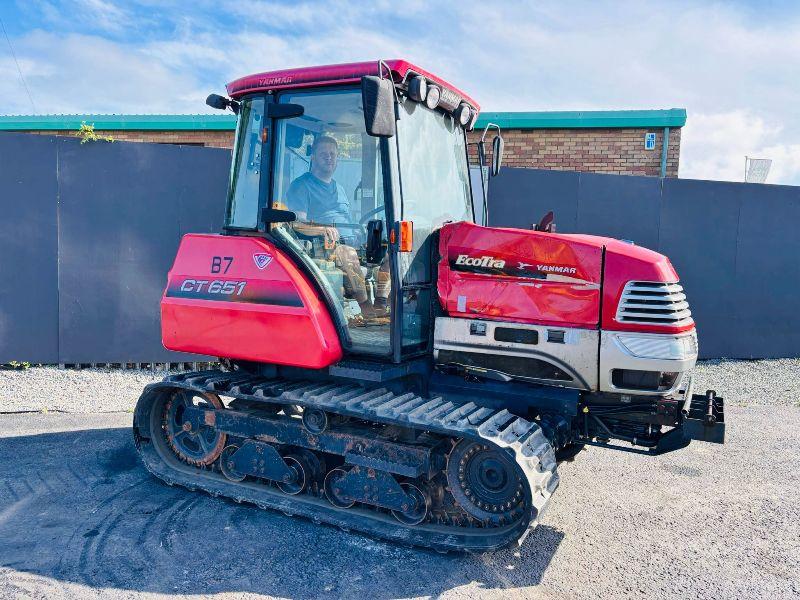 YANMAR CT651 CRAWLER TRACTOR *C/W REAR LINKAGE, PTO AND AC*VIDEO*