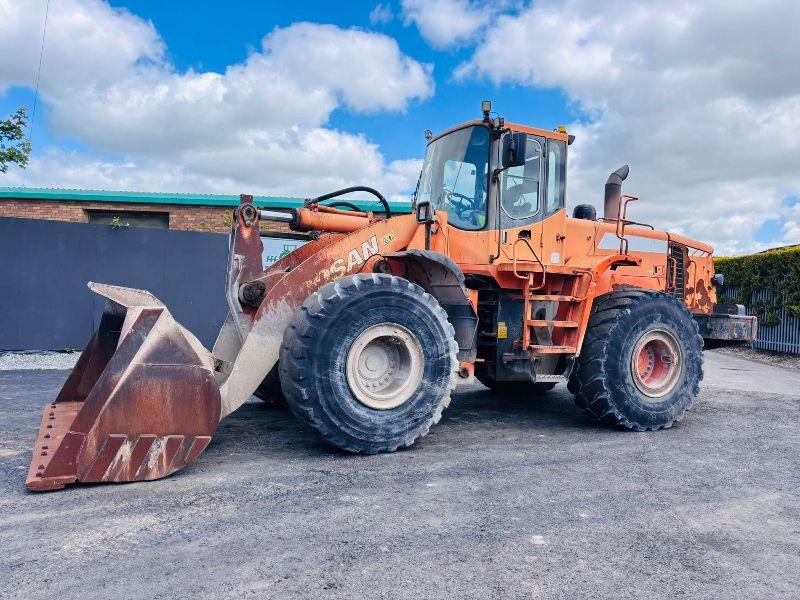 DOOSAN DL400 LOADING SHOVEL*DIESEL ISSUES*STARTS,RUNS,DRIVES*VIDEO*