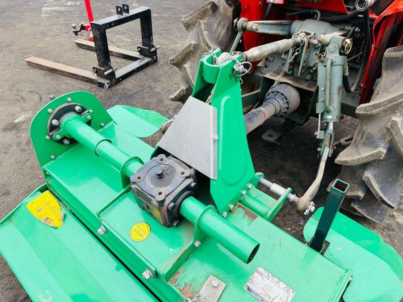 YANMAR YM1702D COMPACT TRACTOR*C/W ROTOVATOR*VIDEO*